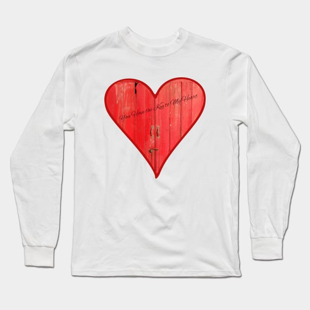 You Hold the Key to My Heart! Long Sleeve T-Shirt by ALifeSavored